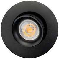 Downlight LED SG Junistar Bio 5W 470lm 927 IP20/IP44 45° REG Ø94mm nero 8pz