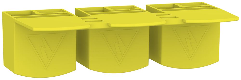 Berührungsschutzabdeckung SE für Clario iC40, 3 Module, 12 Stück