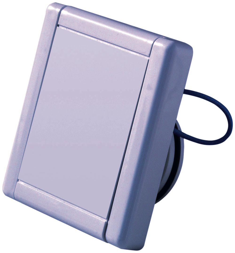 Saugdose quadratisch 88×88mm alu