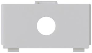 Modulo multimedia kallysto M3 vuoto per 1 connettore F/jack 6.35 Ø9.6 gr chiaro