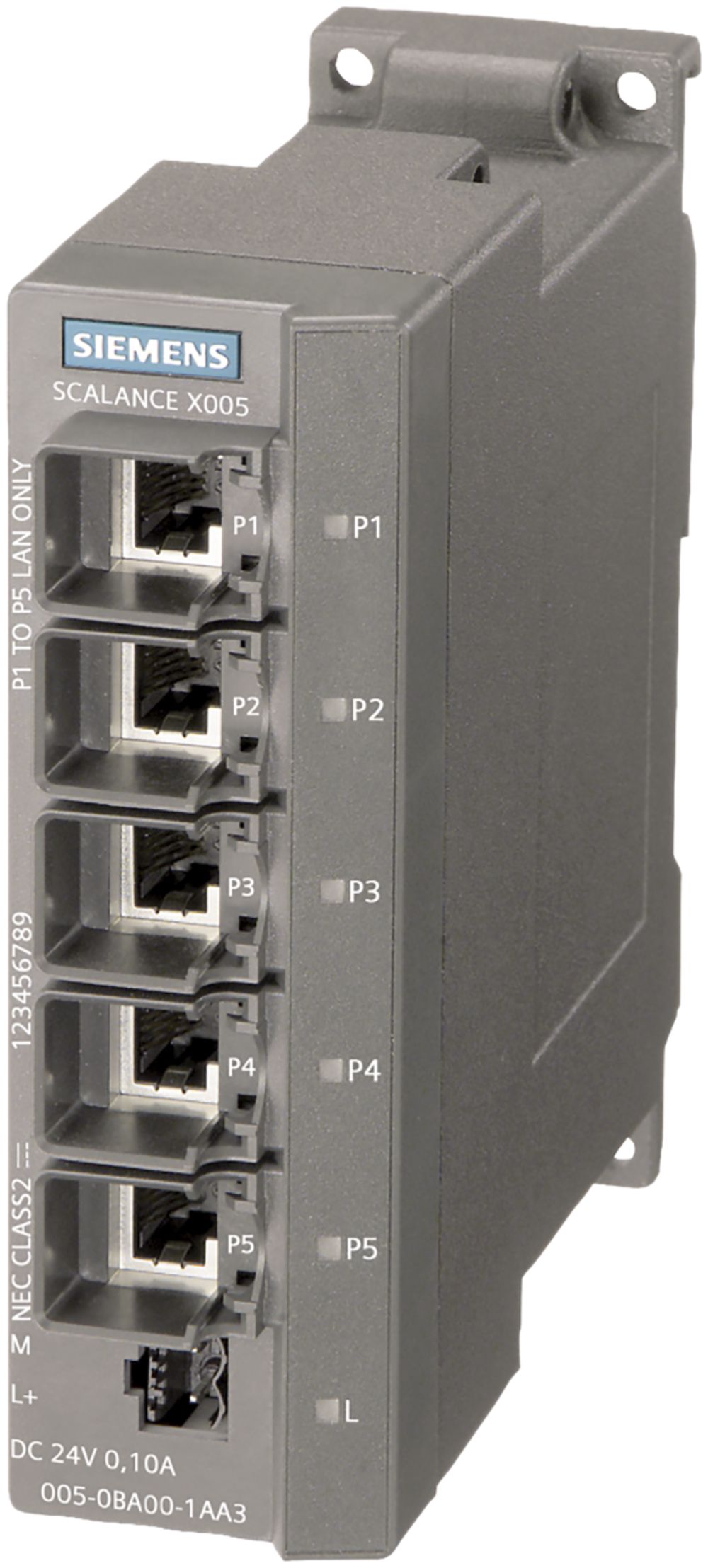 IE-Switch Siemens SCALANCE X005 EntryLevel 5×RJ45 10/100Mbit/s unmanaged