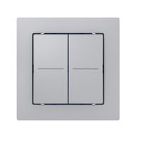 Senseur poussoir ABB Sidus KNX Basic type-E, 2/4, aluminium