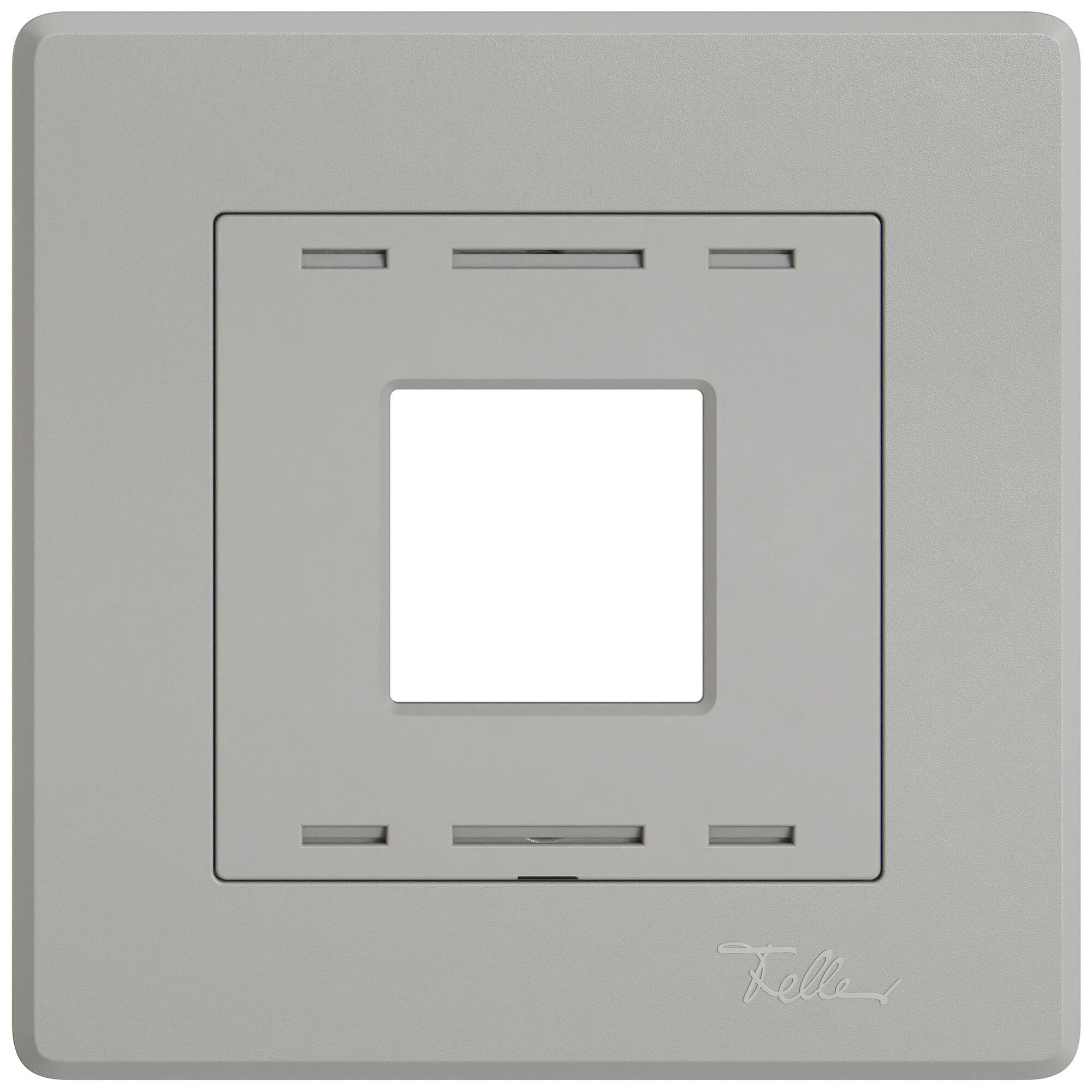 UP-Abdeckset EDIZIO.liv Wiser SNAPFIX® Thermostat hellgrau