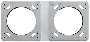 UP-Kopfzeile robusto 1×2 aluminium