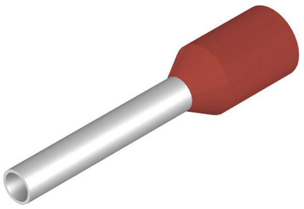 Estremità di cavo Weidmüller H isolata 1mm² 10mm rosso DIN sciolto