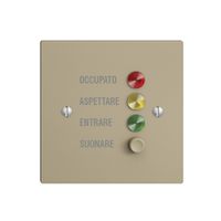 Türstation für Rufleuchte sand I, EDIZIOdue