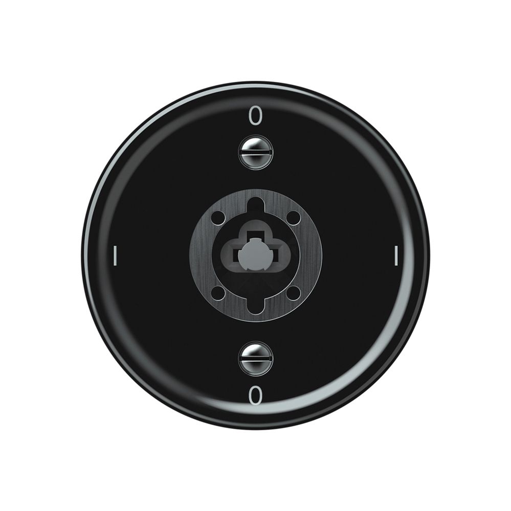 Interruttore a chiave origin interruttore 0/2L 16A 250V 0-I-0-I 60×60mm nero