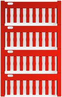 Etichetta per inserire Weidmüller VT-TM MultiCard 18×4mm PA66 rosso