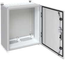 Wandschrank Hager univers mit Volltür SK I IP55 650×550×275mm RAL 7035