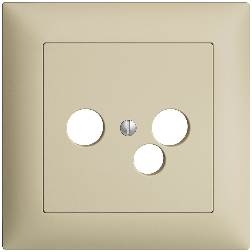 UP-Frontset EDIZIOdue vanille 88×88mm