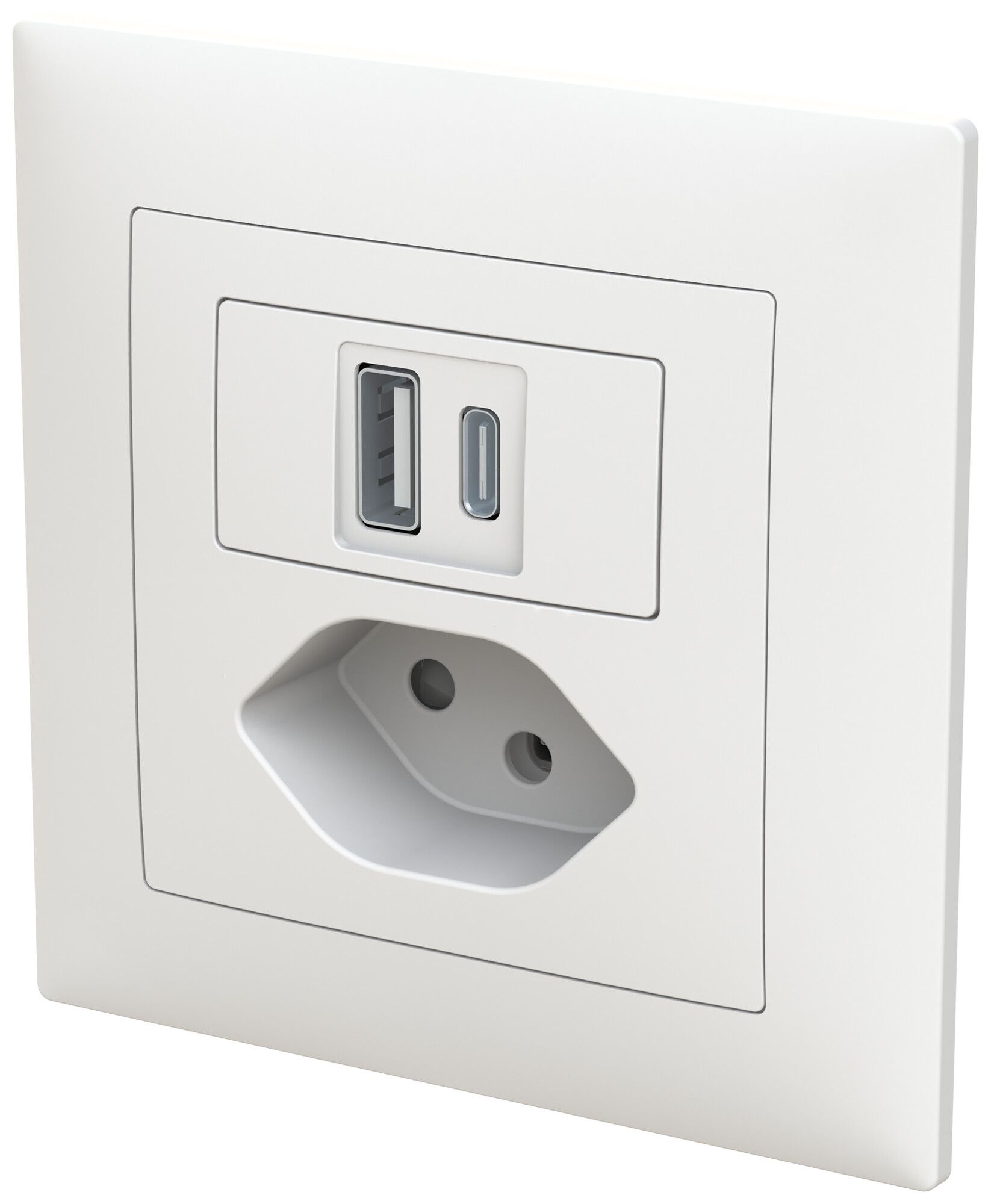 Prise de charge USB ENC ABB Sidus 1×USB-A 1×USB-C + T13 3000mA OUT:5V bc