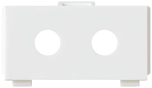 Modulo multimedia M3 FO vuoto per 2 ST kallysto bianco