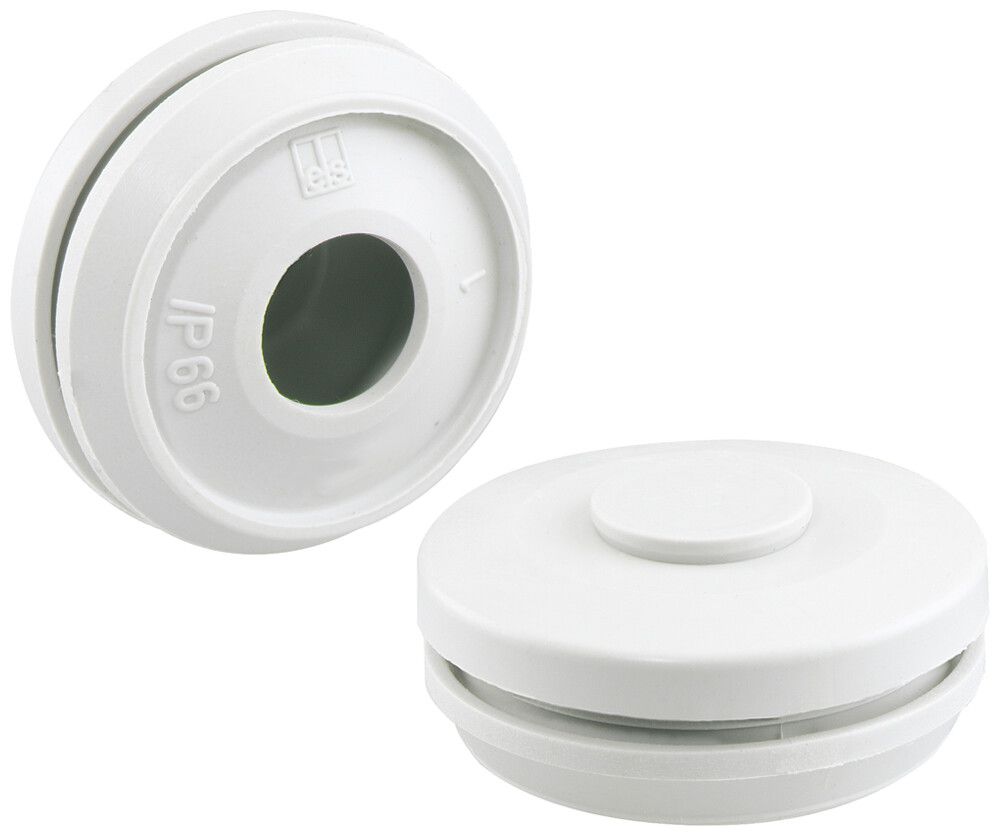 Raccord à double membrane Spelsberg DMS M25 TPE Ø29.7×13.6 Ø9…17mm IP66 blanc