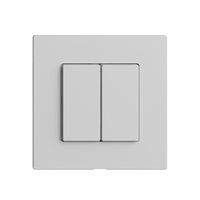 Druckschalter 2K/2T Edue Wiser hellgrau