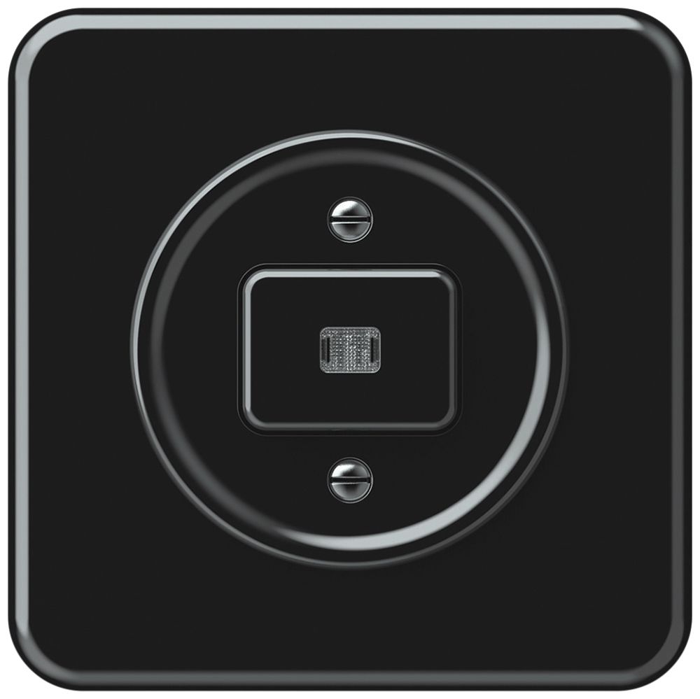 UP-Leuchtdrucktaster origin 1×Taste bel.1CO 1P 0<1 10A 230V 92×92mm schwarz