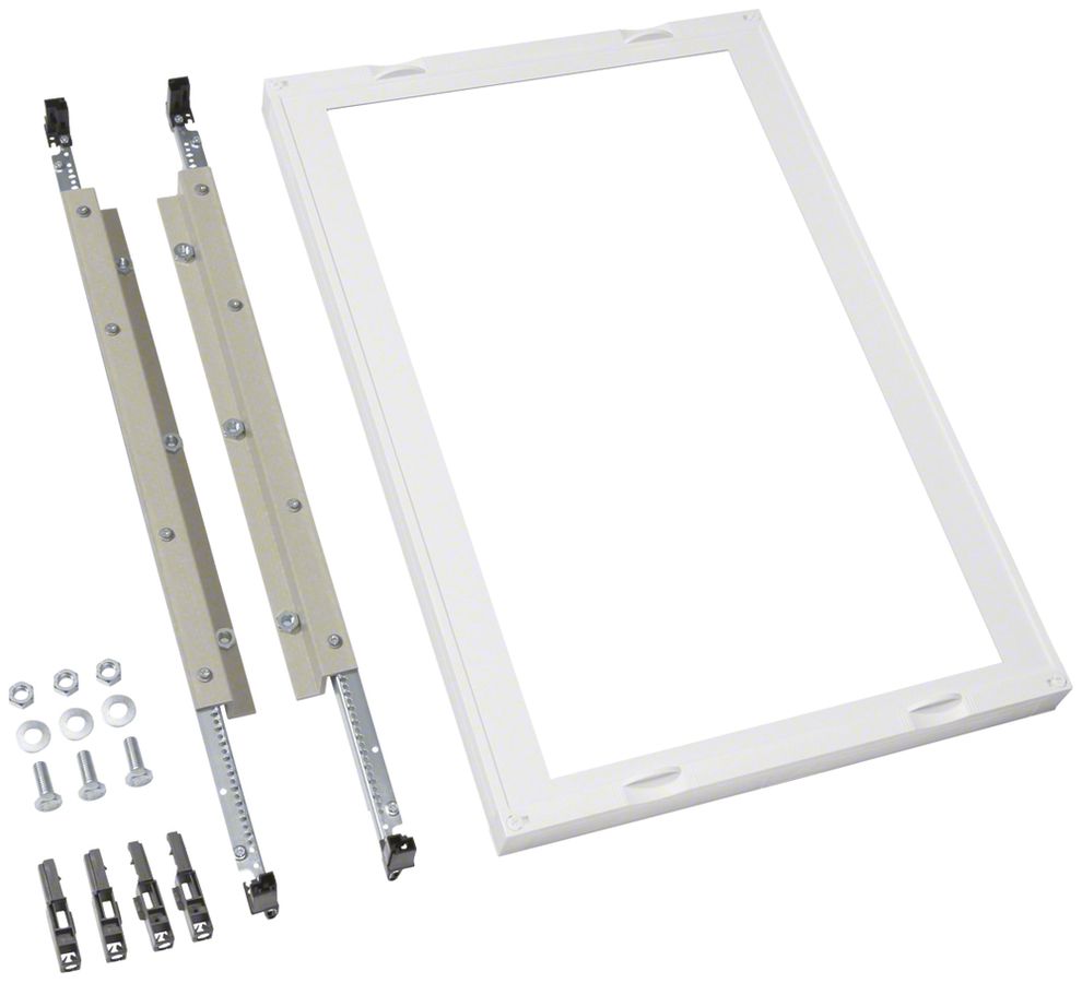 Kit Hager univers N 750×500mm pour 4 sectionneurs DIN1…3 rails 185mm vertical