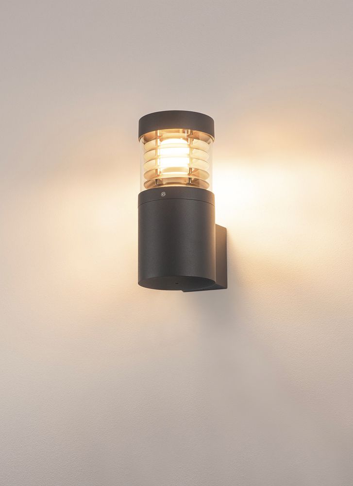 Wandleuchte SLV F-POL, E27 20W IP54 anthrazit