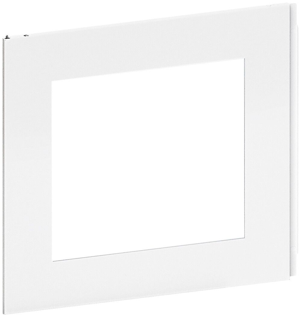 Tür links Hager univers 498×469×12mm Sichttür IP44 reinweiss für FWB34