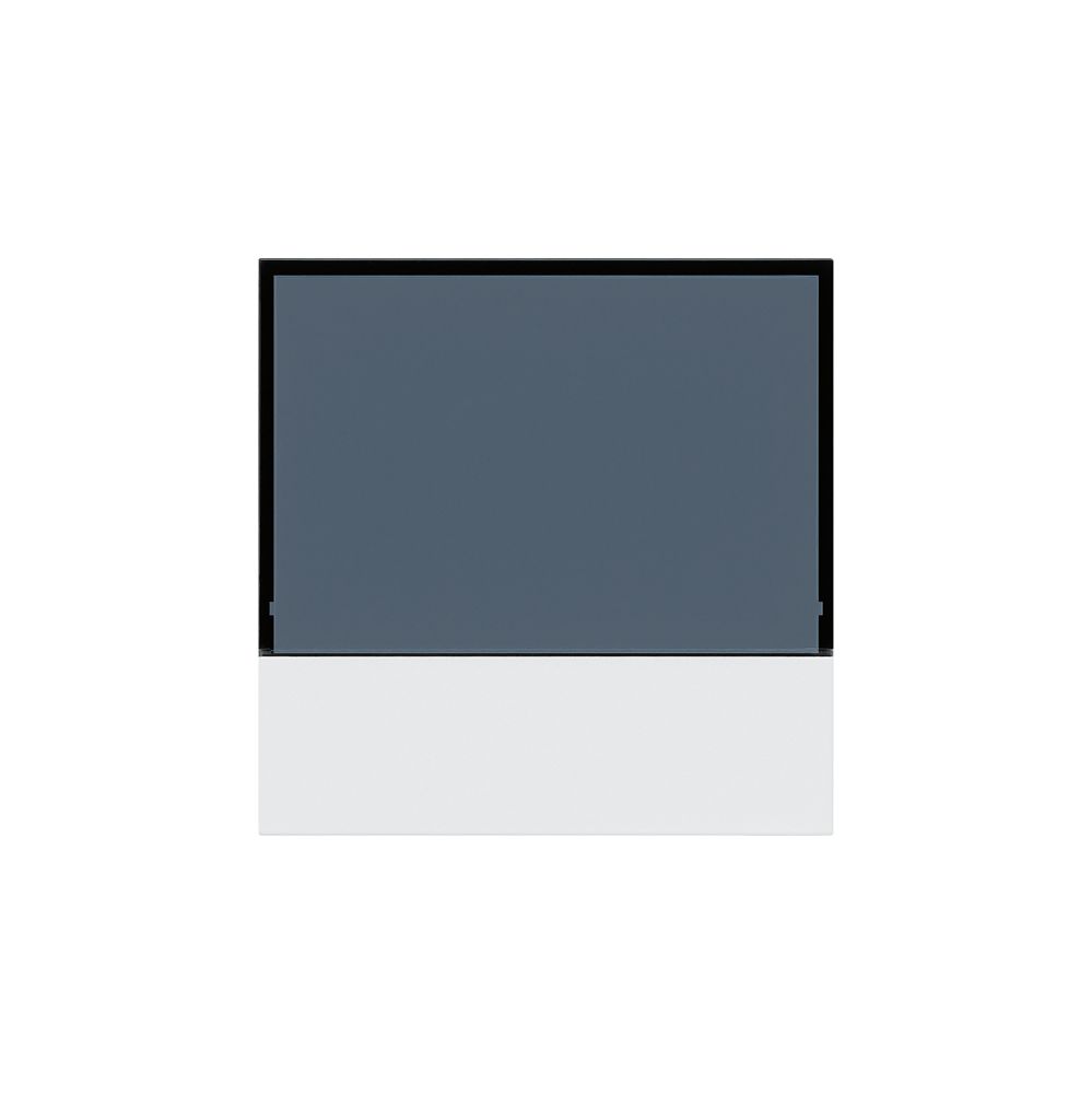 Plaque frontale KNX Hager kallysto pour thermostat blanc