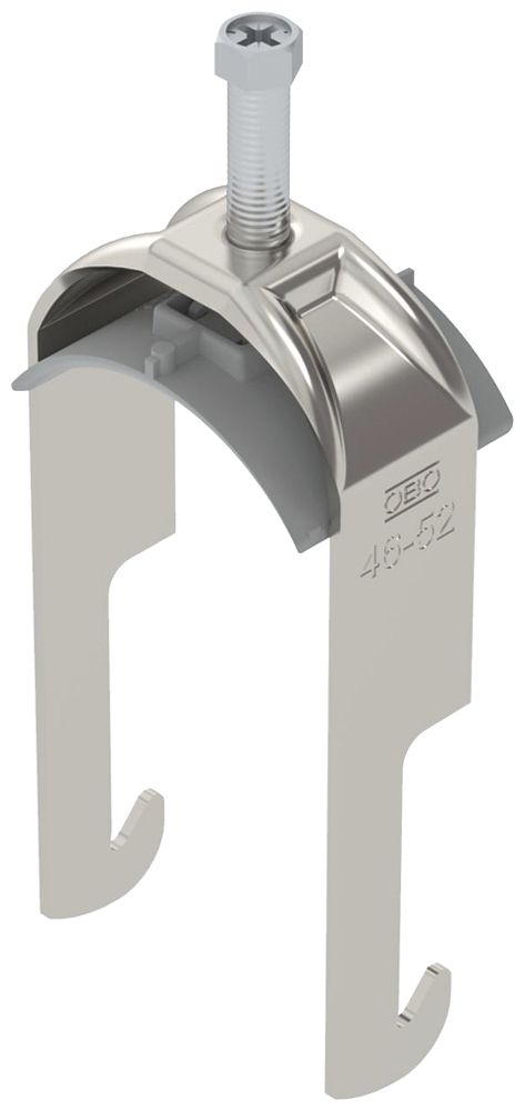 Fixation rapide BET 2056 pied à W matière synthétique 46…52mm 1×câble A2 1.4301