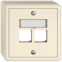 AP-Montageset EDIZIO.liv EASYNET S-One SNAPFIX® gerade 2×RJ45 cr