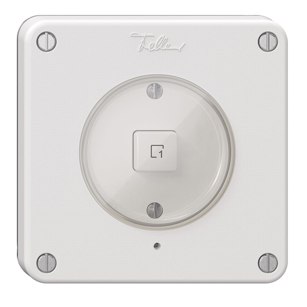 Szenentaster 1 Szene/1T NEVO Wiser N.CO weiss