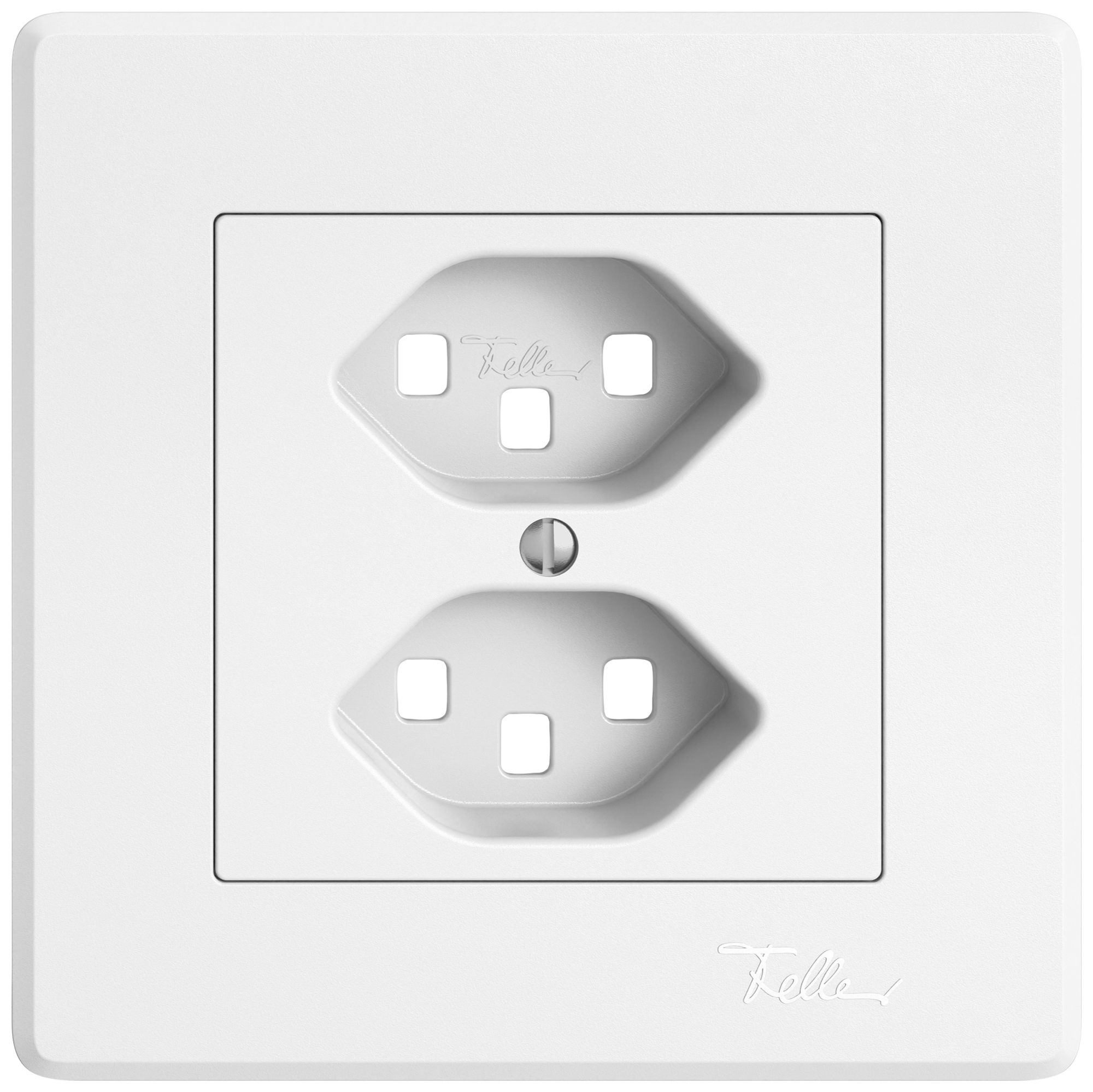 UP-Montageset EDIZIO.liv SNAPFIX® für 2×T23 ws