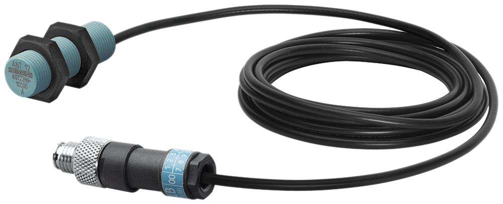 Antenne Siemens ANT12 pour RF250R/RF350R/RF350M/MOBY E 13.56MHz, M8 4p, câble 3m