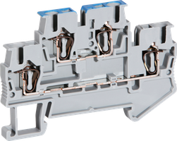 Durchgangsreihenklemme 0.08…4mm² grau STTB 2.5-L/N