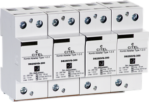 Blitzstromableiter DS 250VG Typ 1+2+3, 4-polig