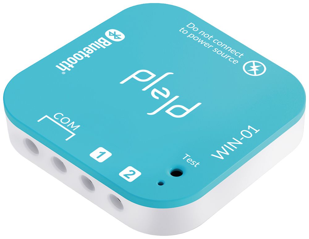 EB-RF-Binäreingang Plejd WIN-01 2-Kanal 1×CR2450 BT, Mesh/2.4GHz