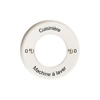 Frontset 0-Cuisinière-0-Machin à laver für Schlüsselsch. weiss