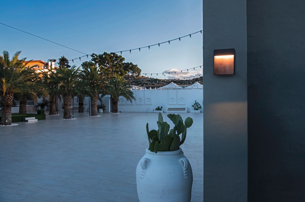 Applique LED SLV FLATT 14W 3000K 500lm IP65 anthracite/bois