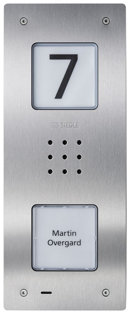 UP-Aussenstation Audio Siedle Compact Bus-System 1 12VAC 273×110×49mm IP54