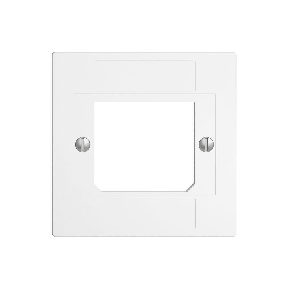 Placca frontale ITplus ADSL EDIZIOdue bianco 3×RJ/1×T+T