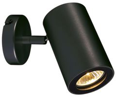 Decken-/Wandleuchte SLV ENOLA_B, GU10 50W IP20 mattschwarz