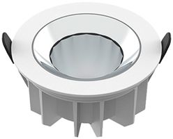 Downlight LED SLV DOWNLIGHT P 18 10W 1550lm 4000K IP54 WB DALI Ø115×69mm bianco