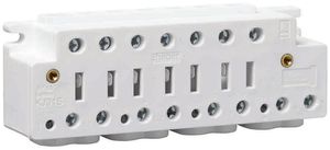 Zählersteckklemme Hager 100A Leiter-Ø 10…50mm² Abdeckhaube schwarz plombierbar