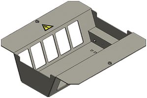 Einbausatz BAK 2×5 FLF stehend leer