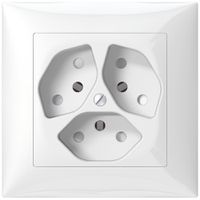 Kit frontal SIDUS B pour 3×T13 blanc brillant avec shutter