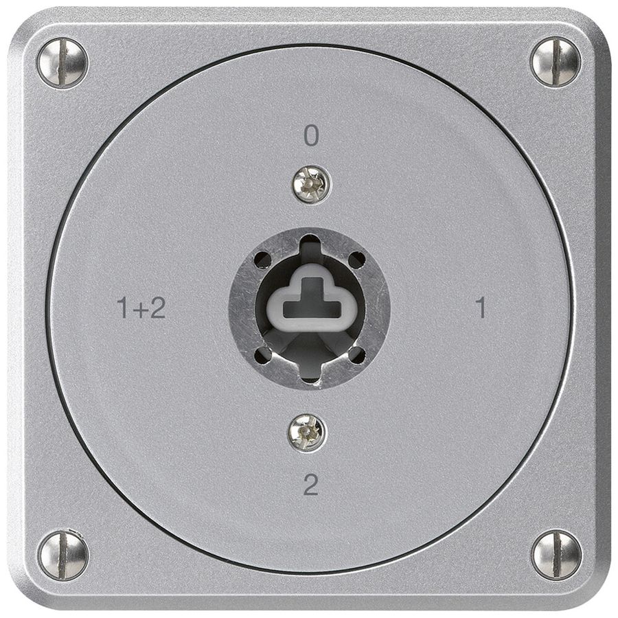 Interrupteur à clé ENC robusto sans clapet sans cylindre 1/1P aluminium
