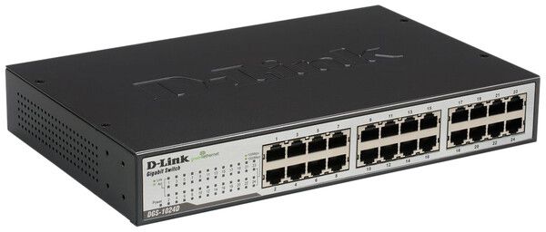 Switch D-Link DGS-1024D/E, 24 porte Gigabit