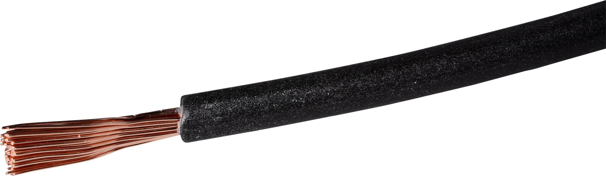 T-Litze 2.5mm² schwarz Eca, Spule à 100m