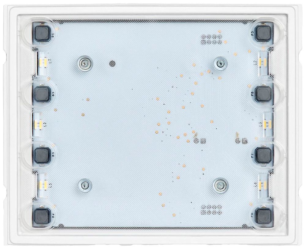 Module touche de base Urmet Alpha, 8×bouton, IP55