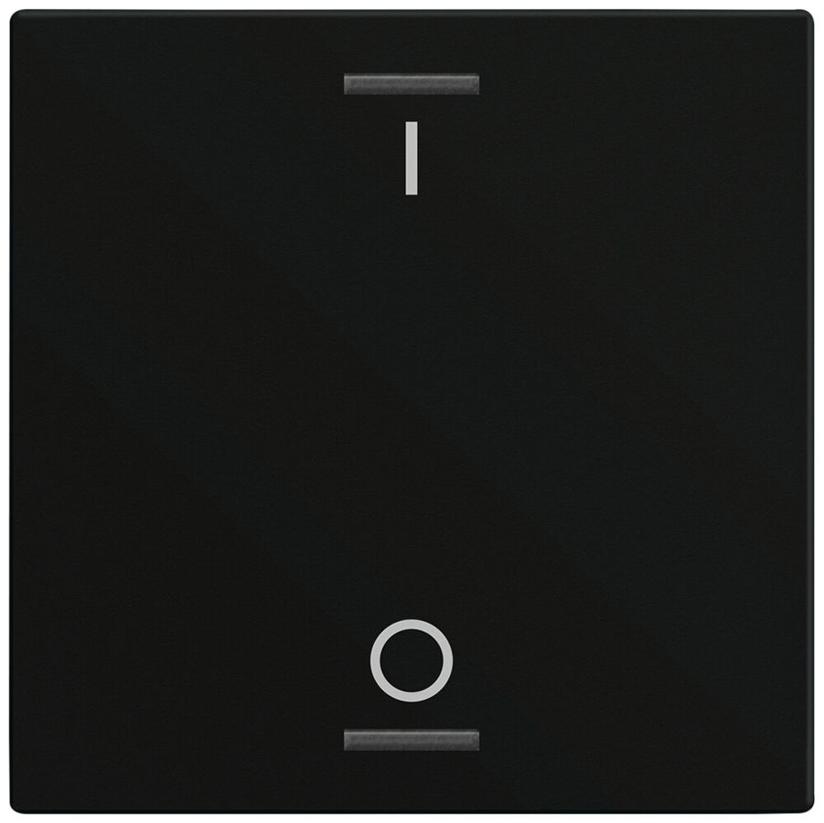 Bascule MDT BE-TAL60W116.B1 1t/2a p.touches tactiles noir mat "I/O"