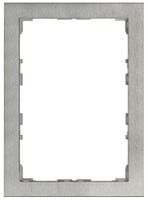 Abdeckrahmen EDIZIOdue prestige für KNX-Panel 7" vertikal chromstahl geschliffen