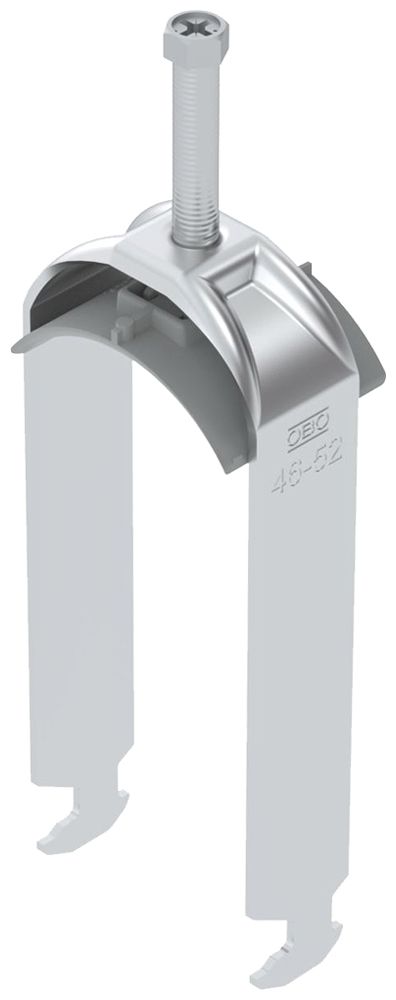 Fixation rapide BET 2056 pied à H matière synthétique 46…52mm 2×câble aluminium