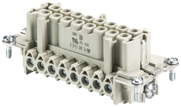 Buchseneinsatz Wieland Electric revos BAS BUS 16 2,5 50 16 16A 500V 0.5…2.5mm²