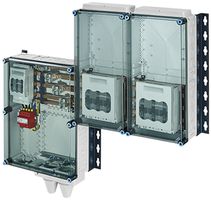 Verteiler Hensel Mi 2×3×NH 1, 250A, mit Überspannungsschutz TN-S/TT