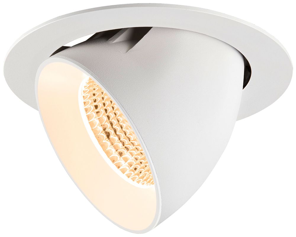 Downlight LED SLV NUMINOS GIMBLE XL 24W 3500lm 2700K WB DALI Ø190×135mm bi